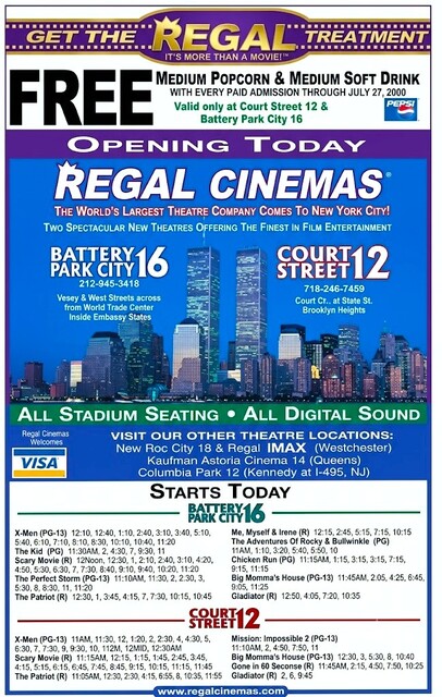 Regal UA Court Street Stadium 12