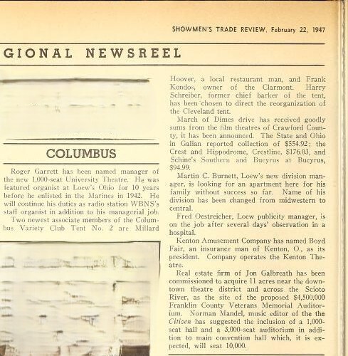 February 1947 News