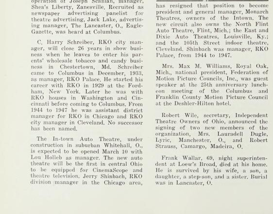 March 1955 News