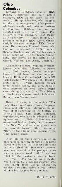 March 1955 News