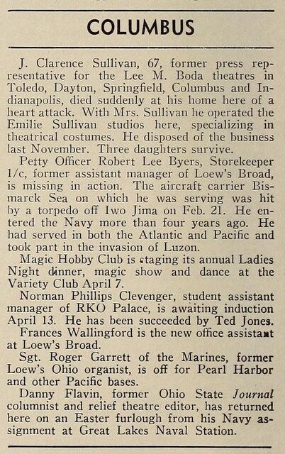 April 1945 News