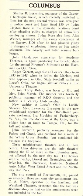 October 1947 News