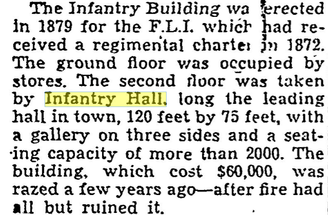 Infantry Hall