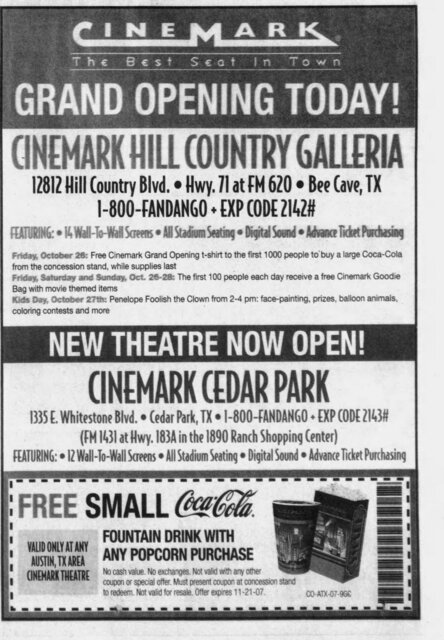 Cinemark Hill Country Galleria