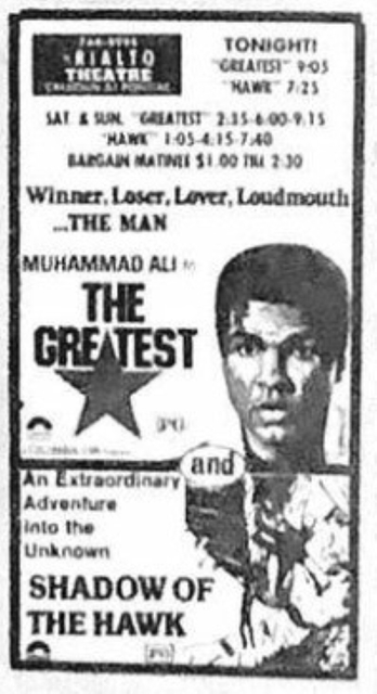The Greatest at the Rialto