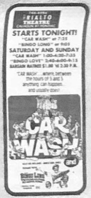 Car Wash & The Bingo Long at the Rialto
