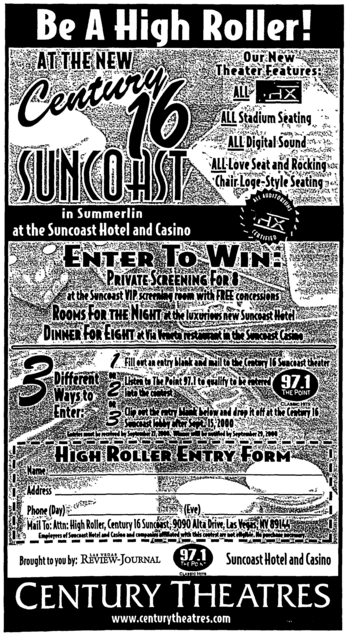 Cinemark Century Suncoast 16 and XD