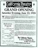 California Theatre