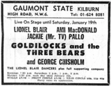 Gaumont State Kilburn Christmas Show 1973