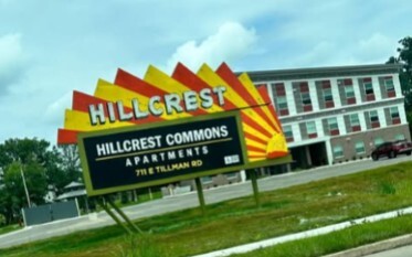 Former Hillcrest Drive In sign restored and repurposed