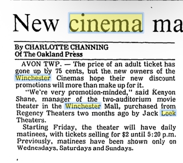 Winchester Cinemas