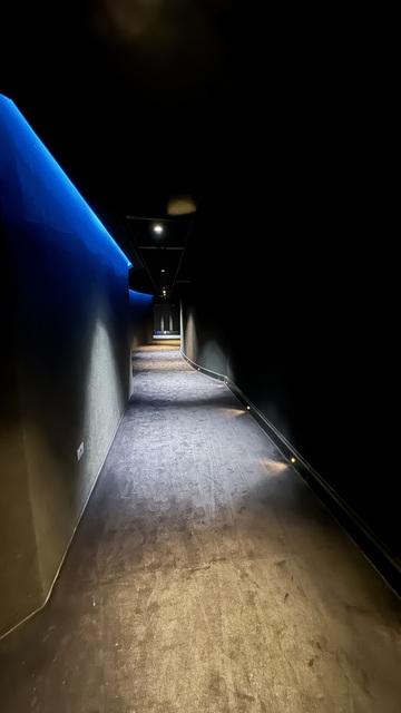 Internal corridor leading to Screen 2: Dolby Cinema