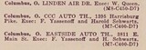 Partial List of Existing Drive-Ins (1950)