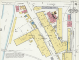 Sanborn Fire Insurance Map: Painted Post, NY (August 1921) - View Of Surrounding Location
