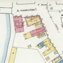 Sanborn Fire Insurance Map: Painted Post, NY (August 1921) - Detail 
