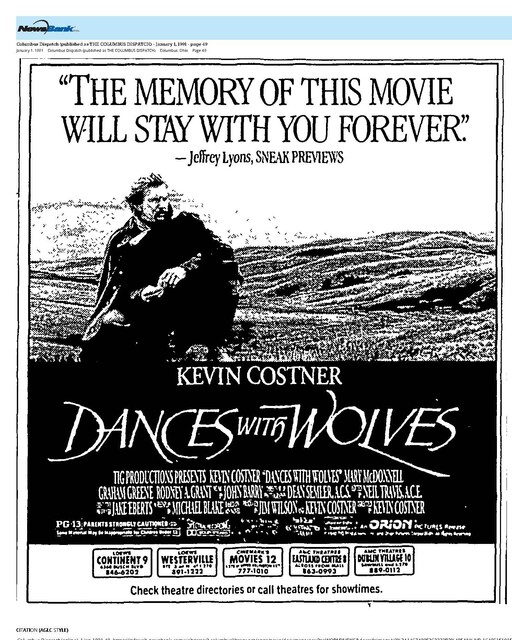 Kevin Costner--Number One Box Office Star (1991)