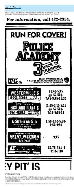 The Great Movie Franchises: Police Academy (1986)
