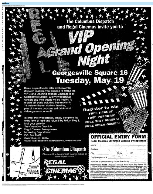 VIP Grand Opening Night, Tuesday, May 19, 1998