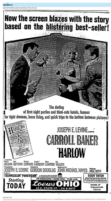 One of Two "Harlow" Films Released in 1965