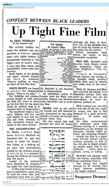 The Penultimate Film to Run at the Ohio Before it Closed (1969)
