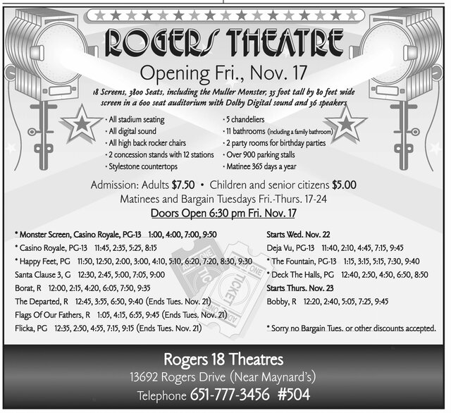 Rogers 18 Theatre