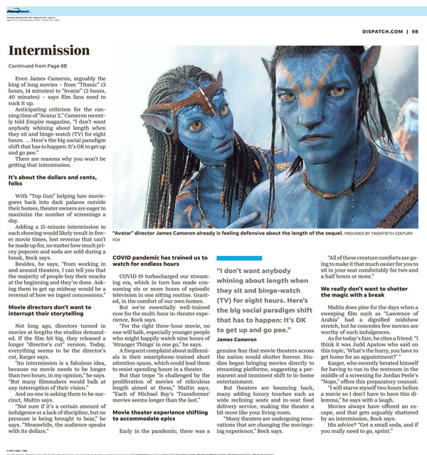 Many Films Need to Include an Intermission (2022)--Part I I