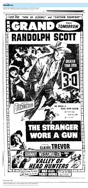 Randolph Scott--Number Ten Box Office Star (1953)/His Last Year on the List
