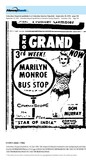 Marilyn Monroe--Number Eight Box Office Star (1956)/Her Last Year on the List