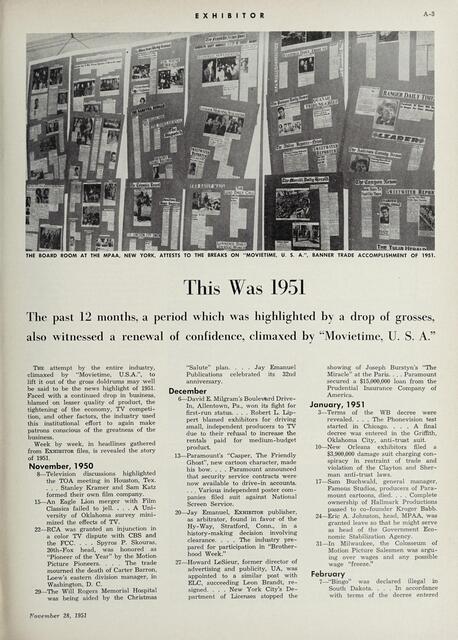 Clearance Issue (1951)