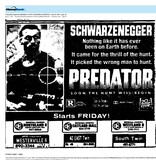 Arnold Schwarzenegger--Number Four Box Office Star (1987)