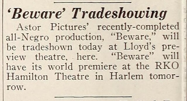 World Premiere (1946)