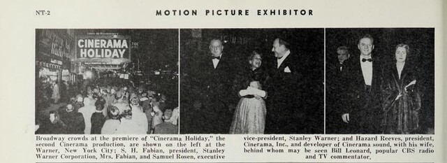 Premiere of the Second Cinerama Production (1955)