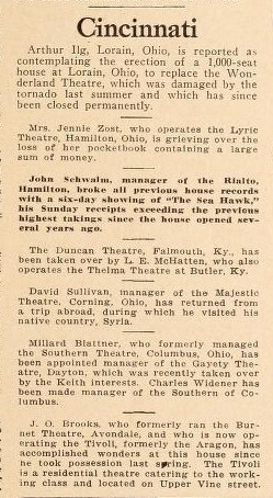Managerial Change (1925)