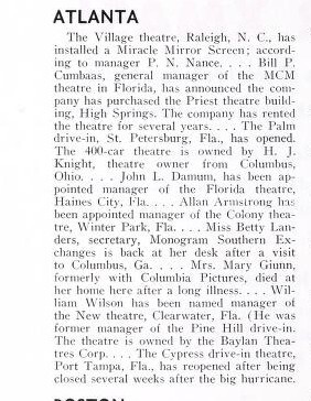 Managerial Change (1953)