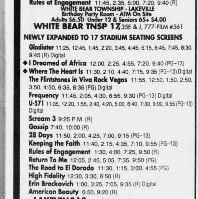 White Bear Township 17 Theatre