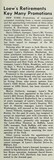 Managerial Changes (1962)