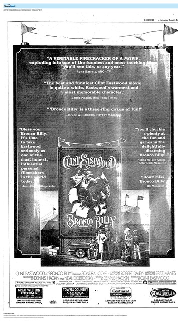 Clint Eastwood--Number Three Box Office Star (1980)