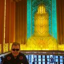 Paramount Theatre Lobby Neon Green /Blue/ Yellow   Lobby Lights