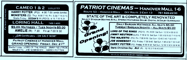 Patriot Cinemas The Hanover Mall