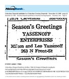Yassenoff Enterprises Included F & Y Building Service and Academy Theatres (1966)