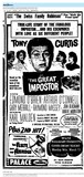 Tony Curtis--Number Nine Box Office Star (1961)