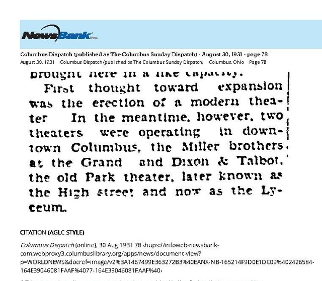 Previous Names of the Uptown and Hunts CineStage (1931)