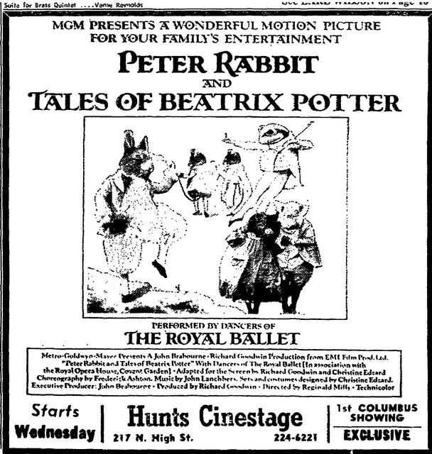 The Penultimate First-Run Film at Hunts Cinestage (1971)