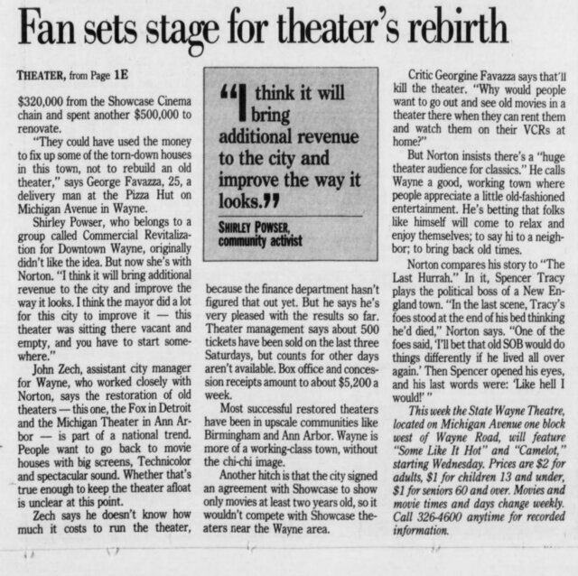 State Wayne Theater