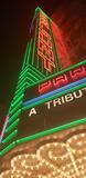 Flashing Neon Marquee Paramount Theatre