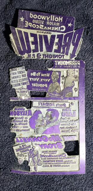 Newspaper Metal Paramount  Oakland AD Plates