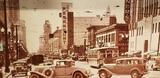 Paramount  Theatre Old Print In Lobby Display 