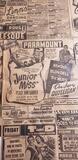 Paramount Theatre Large Newspaper Ads 