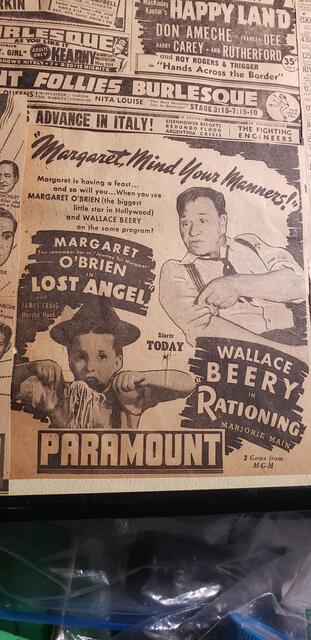 Display Paramount Theatre Movie AD 