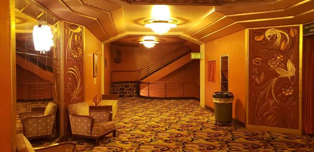 Upper Loge Area Hall Lobby Paramount Theatre Oakland 